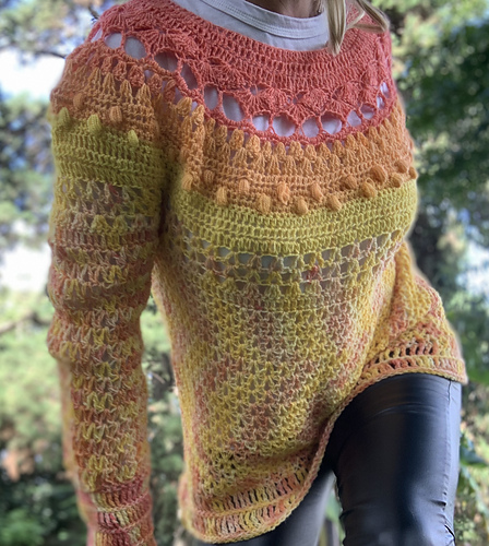 Ravelry: SWEATER ARENA pattern by Lizzie Cairo