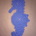 Seahorse Coaster pattern 