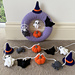 Symbols of Halloween Wreath & Garland pattern 
