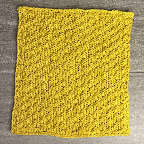 Moss on the Trail Dishcloth
