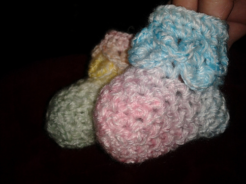 Crocodile Stitch Baby Booties photo 9