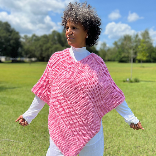 Loom_Knit_Seed_Stitch_Poncho_I