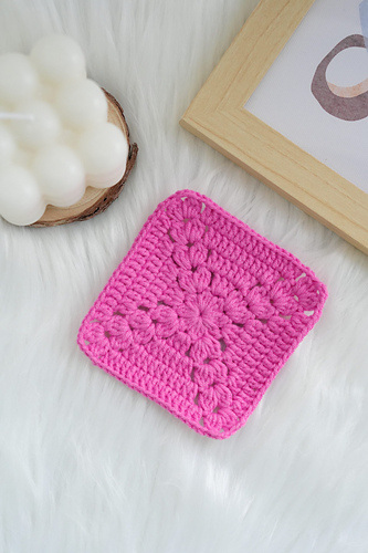 Crochet Farmhouse Granny Square - Loopara Crochet