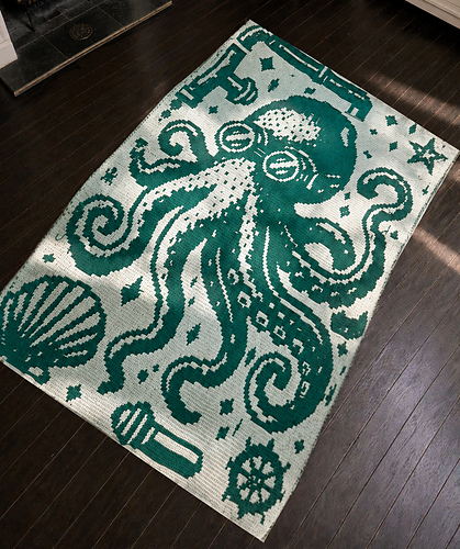 Ocean’s Reach Octopus Blanket