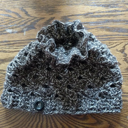 Messy Bun Beanie convertible cowl photo 9
