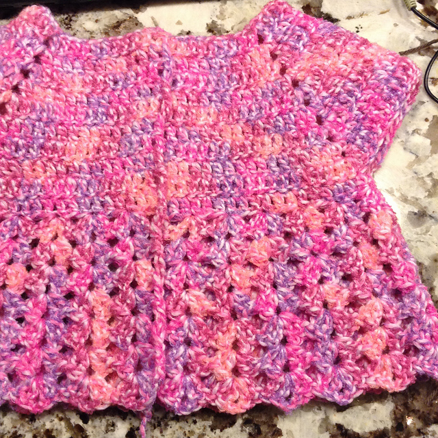 Ravelry LoriSiddall's Little girl crochet cardigan Free pattern and Tutorial