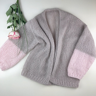 Patternhack: 3fädig mit Sandnes "Silk Mohair"