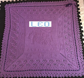 BABIES JACQUARD BLANKET FOR THE LOVE OF LEO main image 0