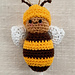 Bee Baby Amigurumi Decoration pattern 