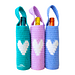 Heart wine bottle holder pattern