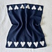 Heart baby blanket pattern 