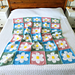 Daisy squares blanket pattern 
