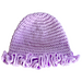 Ruffle hat pattern