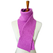 Moss stitch scarf pattern