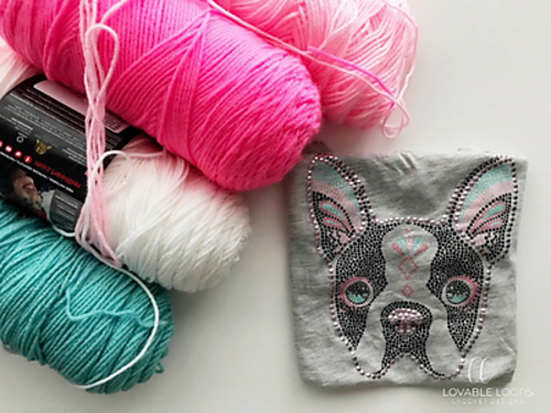 Up-cycled t-shirt Crochet Pillow photo 6