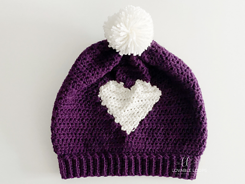 Ravelry: hdc Heart Hat pattern by Melissa Hassler