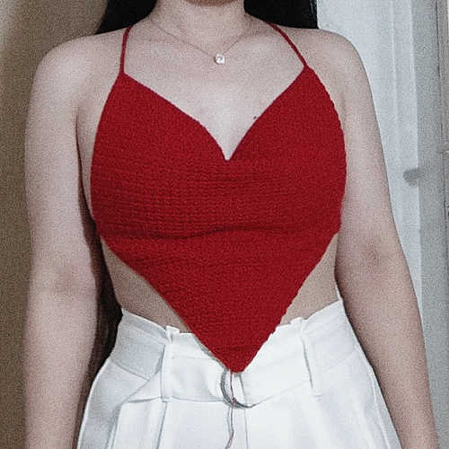 Cowl Neck Bandana Top