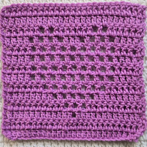 Open Heart Granny Square