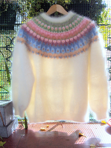 Ravelry: The Blue Shimmer Yoke Pullover POC pattern by Anna-Lisa ...