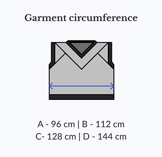 finished garment measurements