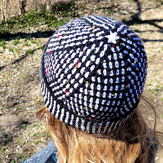 solid color + speckled/tweed 