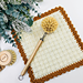 Gilded Snowberry Dishcloth pattern