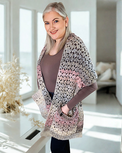 Granny's Tipple Pocket Shawl