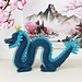 Eastern dragon pattern 