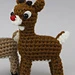 Rudolph the Red-Nosed Reindeer pattern 