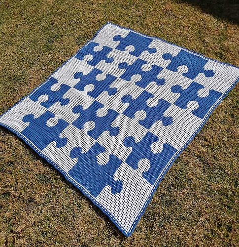 Ravelry: DFC Puzzle Blanket pattern by Luna Holmes
