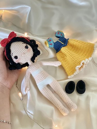 Snøhvite - Luna Amigurumi