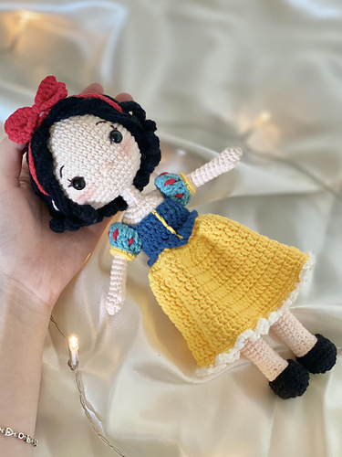 Snøhvite - Luna Amigurumi