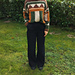 Oversized autumn sweater pattern 