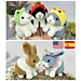 Two-colored rabbit pattern