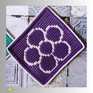 Mosaic Blossom Potholder