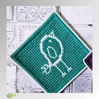 Mosaic Tweety Bird Potholder