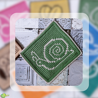 Mosaic Snail Potholder