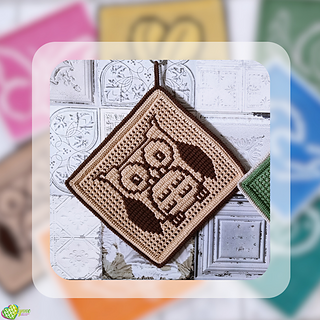 Mosaic Owl Potholder