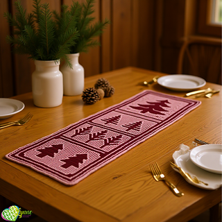 Festive Trees Tablerunner