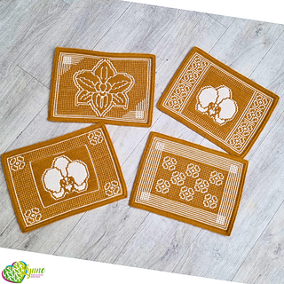 Mosaic Ladyslipper Placemats