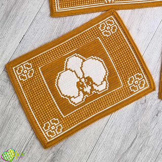 Mosaic Ladyslipper Placemat 1