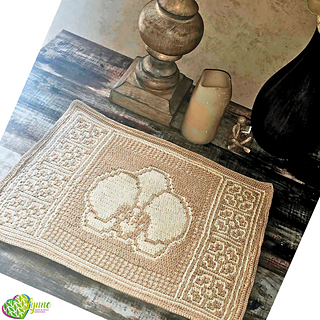Mosaic Ladyslipper Placemat Shalynn Marie