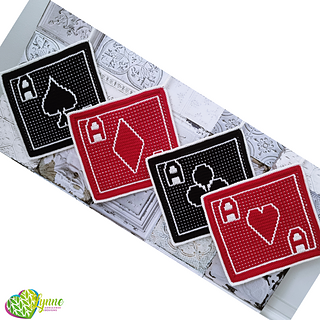 Mosaic Coming Up Aces Potholders