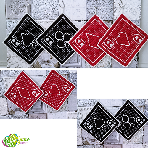 Mosaic Coming up Aces Potholders