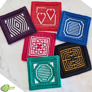 Mosaic Stash Buster Coasters