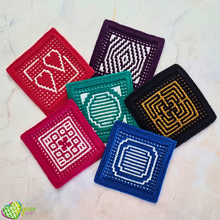 Mosaic Stash Buster Coasters