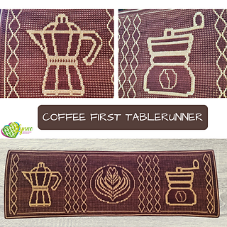 Mosaic Coffee First Tablerunner