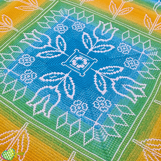 Mosaic Tulips Tabletopper