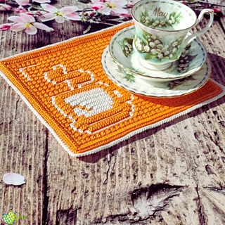 Mosaic Tea Time Mug Rugs