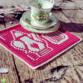 Mosaic Tea Time Mug Rugs